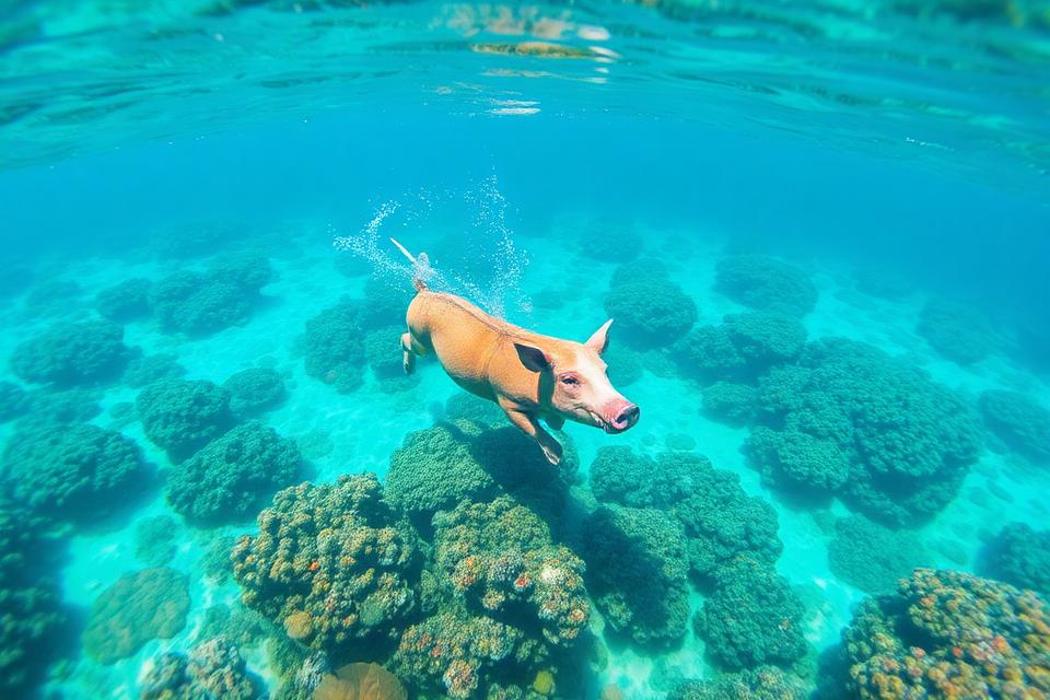 Snorkeling in Nassau — Coral Reefs & Swimming Pigs